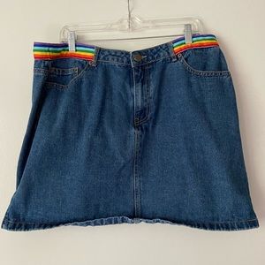 Denim Mini Skirt
